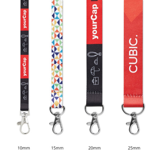 Full Colour Lanyard Sizing